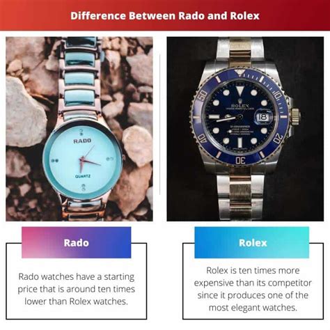 rado or rolex which is better|rado vs rolex.